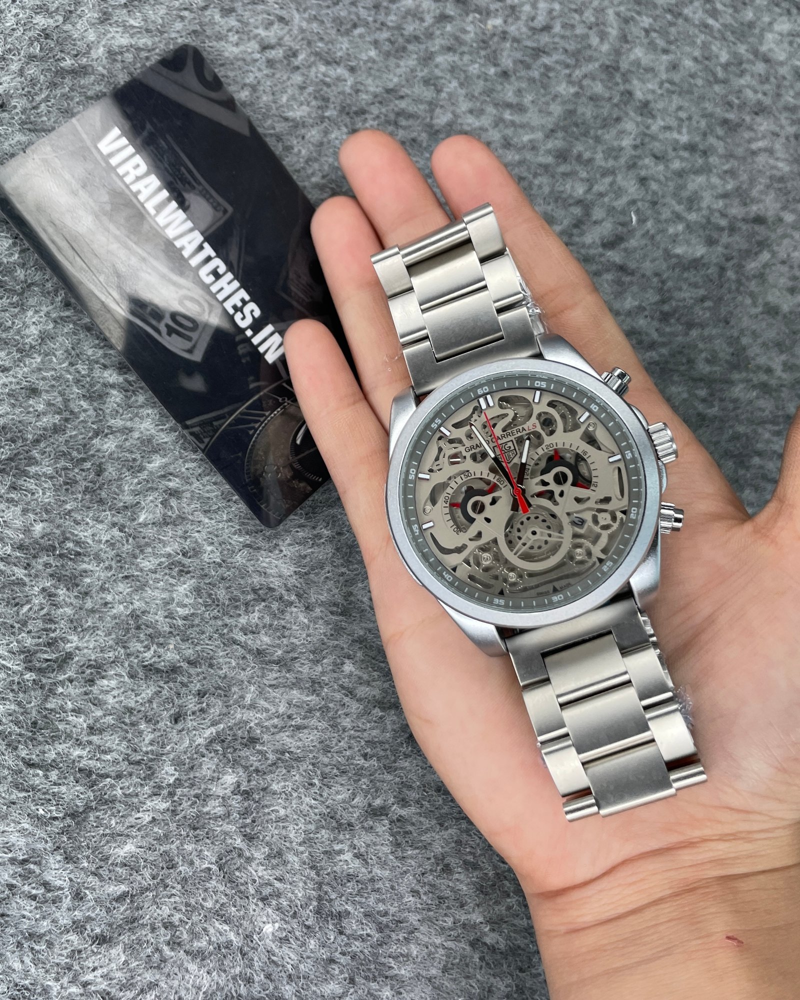 Tag CR7 Metal Chronograph Working